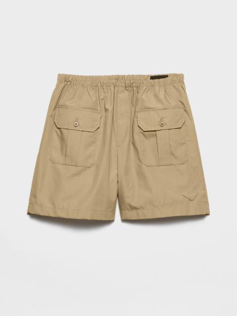 Cotton poplin Bermudas