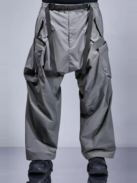 P30AL-E Encapsulated Nylon Ultrawide Drawcord Cargo Trouser Gray