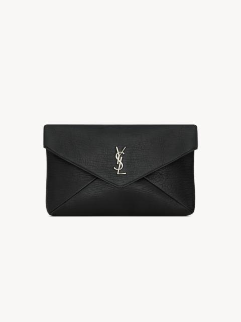 CASSANDRE LARGE ENVELOPE POUCH IN LAMBSKIN