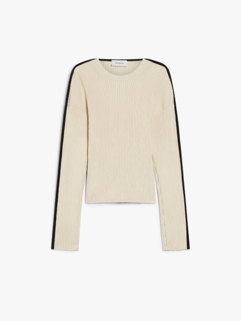 BOEMIA Stretch cotton fitted jumper
