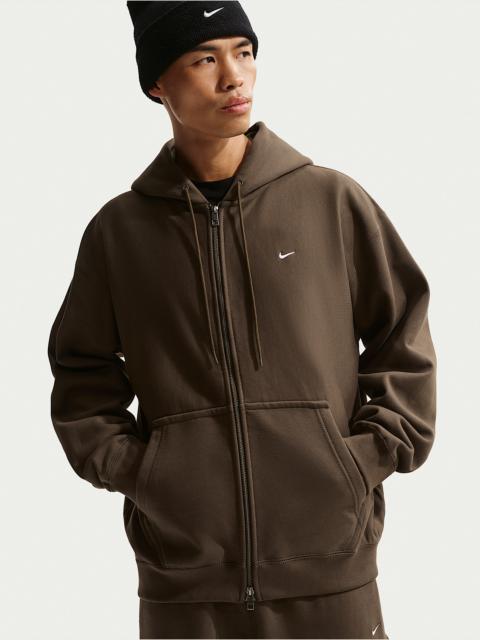 Nike Solo Swoosh Men's Full-Zip Fleece Hoodie