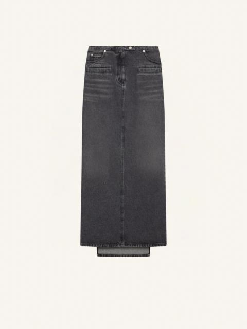 LONG SKIRT HERITAGE STONE DENIM