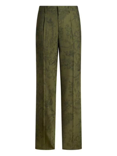 jacquard trousers