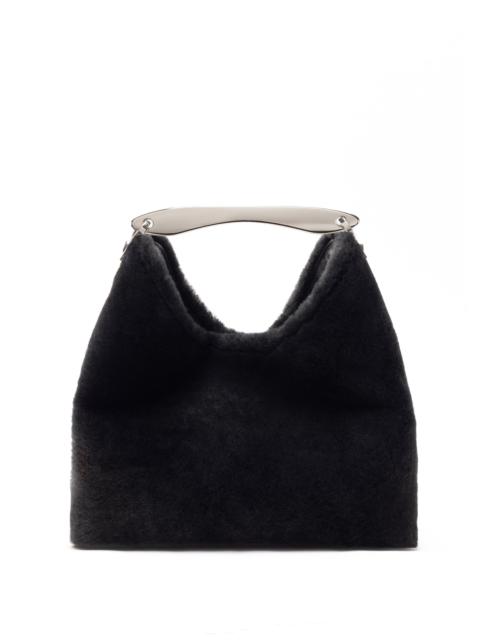 Boomerang Shearling Montone Black - Silver