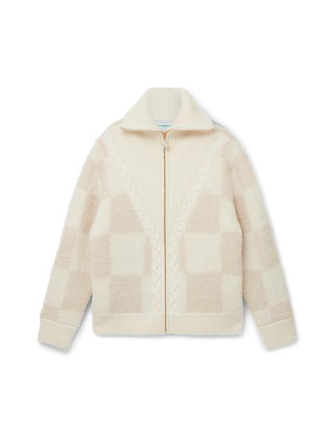 Checked Boucle Cardigan