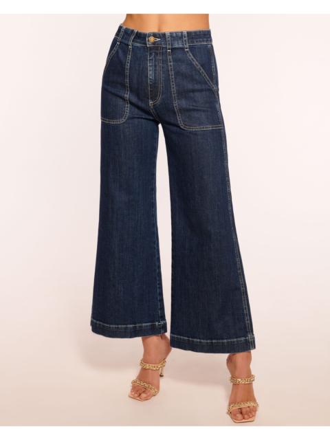 Theodora Cropped Wide Leg Jean