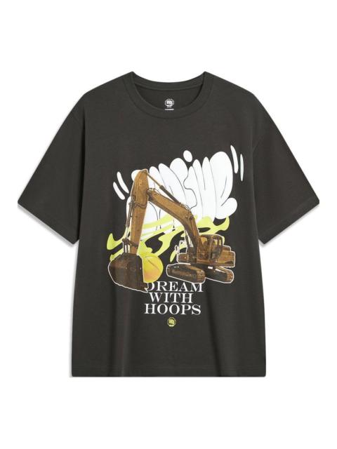 Li-Ning BadFive Graphic T-shirt 'Black' AHST909-3