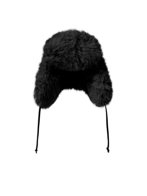 faux-fur hat