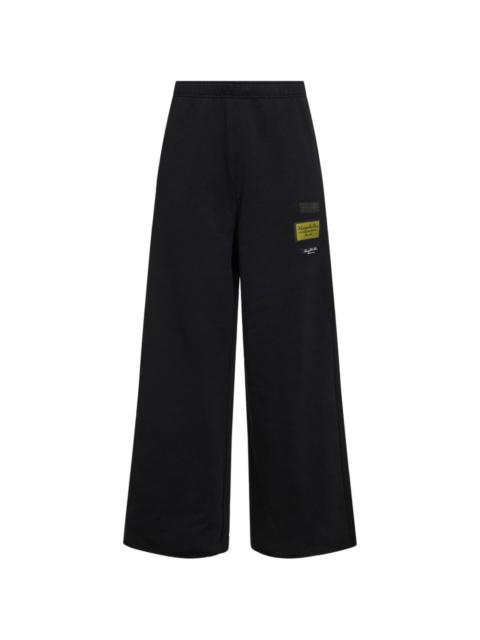 elasticated patch pocket trousers