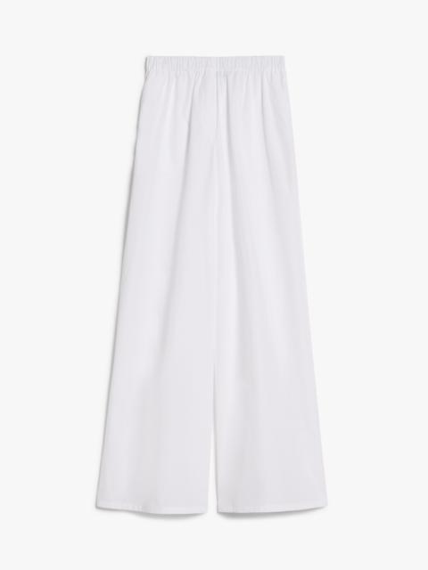 NAVIGLI Wide poplin trousers