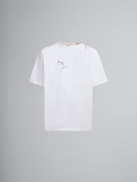 WHITE ORGANIC COTTON T-SHIRT