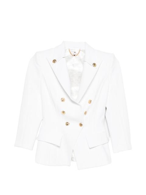 button-fastening blazer