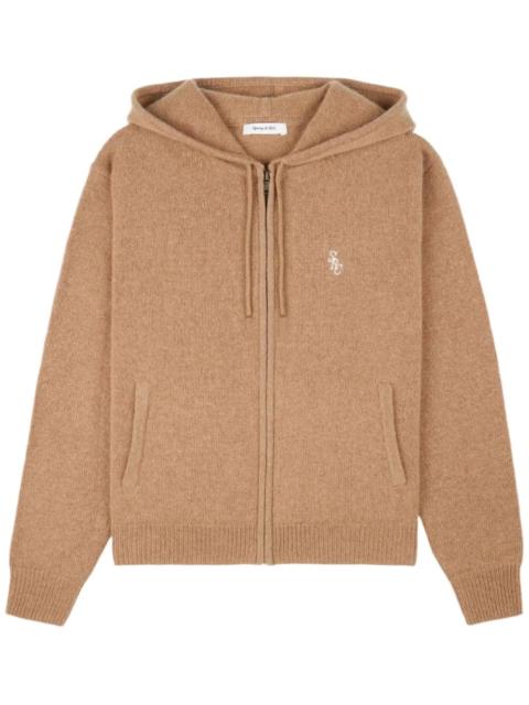 zip-up hoodie