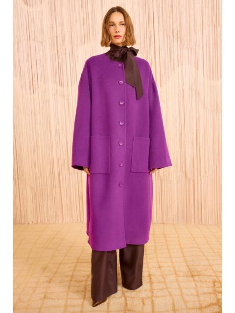 Fernanda Double Faced Wool Oversized Coat