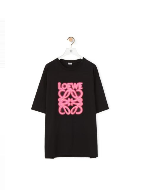 LOEWE neon T-shirt in cotton