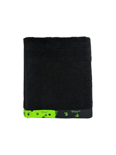 OFF-WHITE x ICA Shower Towel Black/Green