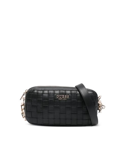 small Sandy woven crossbody bag