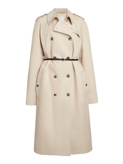 Voyou-Belt Cotton-Blend Trench Coat neutral