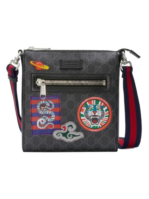 Gucci Night Courrier Messenger GG Supreme Black/Grey