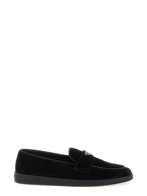 Suede loafers