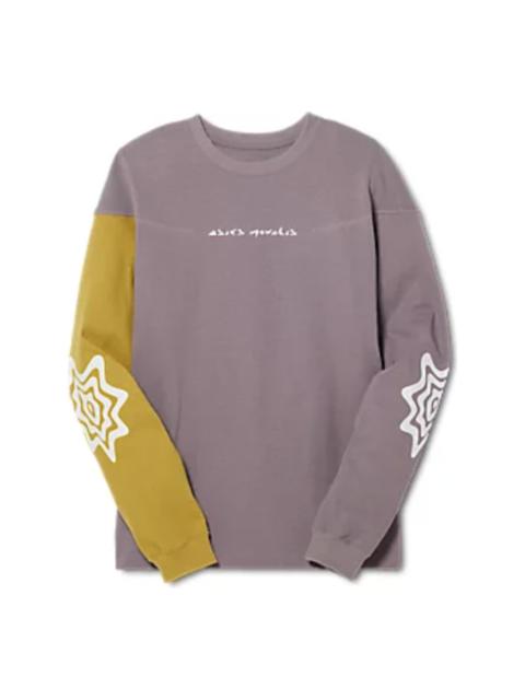 ASICS Novalis Bixance Long Sleeve Top 'Pewter Purple Medallion Yellow' 2203A232-500