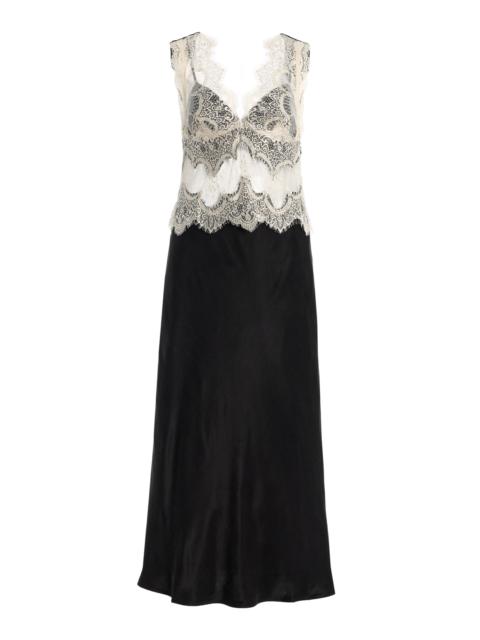 Exclusive Visions Lace Maxi Dress black