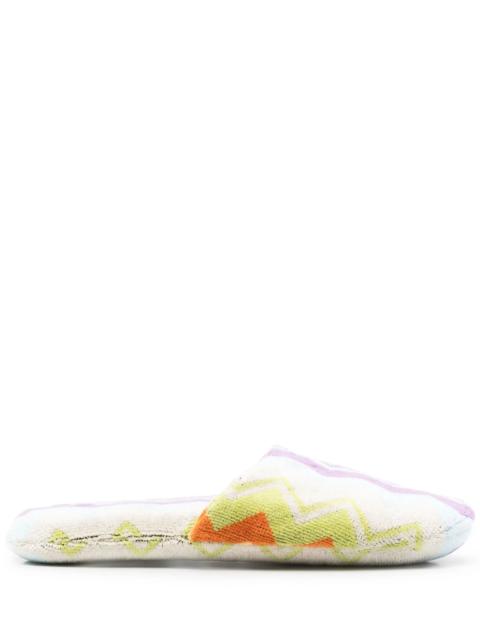 Missoni Home Zigzag-print Slippers