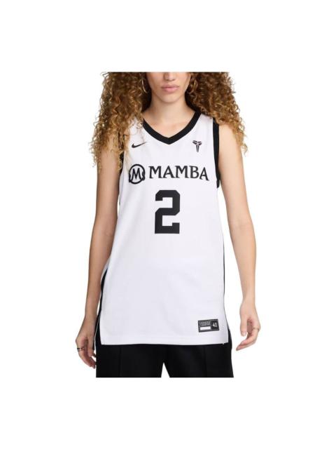 Nike Gigi Bryant Mambacita Basketball Jersey 'White Black' HF7754-100