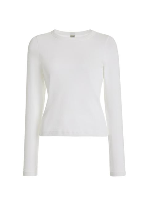 Max Long Sleeve Organic Cotton Top white