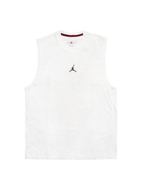 Air Jordan Casual Breathable Running Solid Color Sports Basketball Breathable Vest White DM1828-100