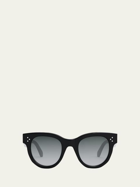 Tortoiseshell Acetate Cat-Eye Sunglasses