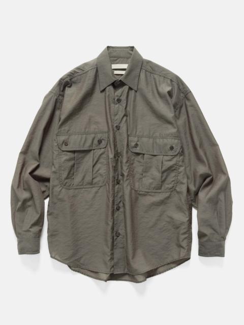 Wool Nylon Work Shirt Olive