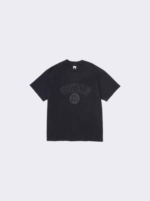 Faded Collegiate Tee Black