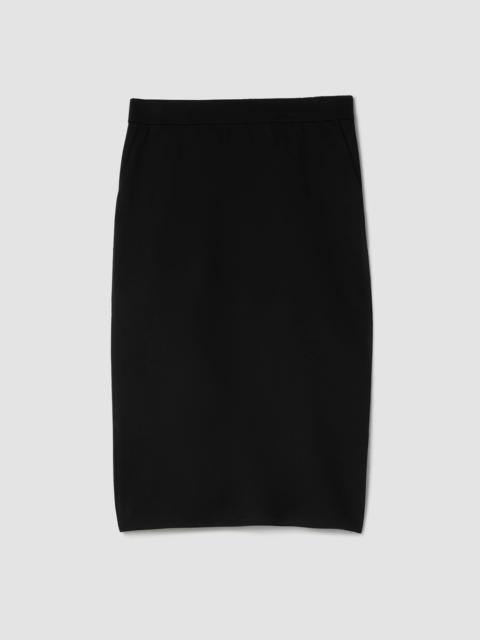 Washable Flex Ponte Straight Skirt
