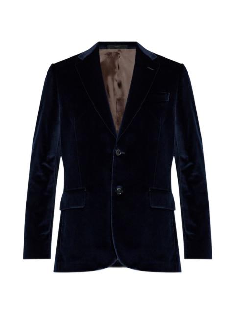 The Brierley velvet notched jacket