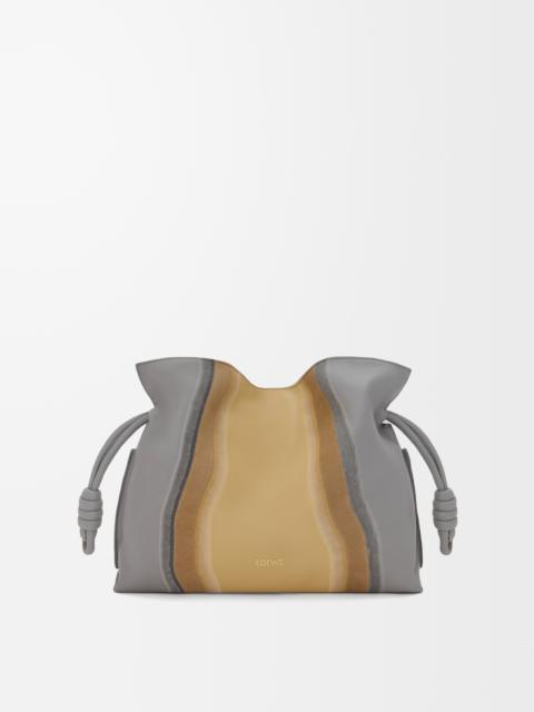 Medium Flamenco clutch in nappa calfskin