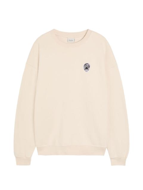 logo-embroidered sweatshirt