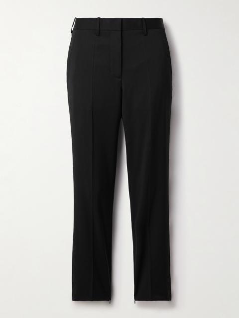 Wool-twill Slim-leg Pants