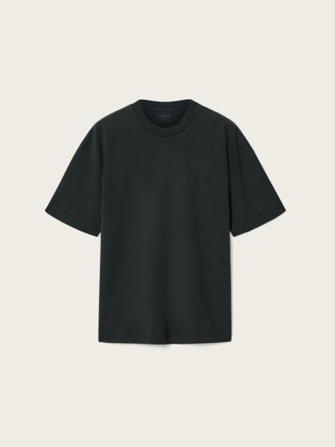XANDER FLOCKED LOGO OVERSIZED T-SHIRT