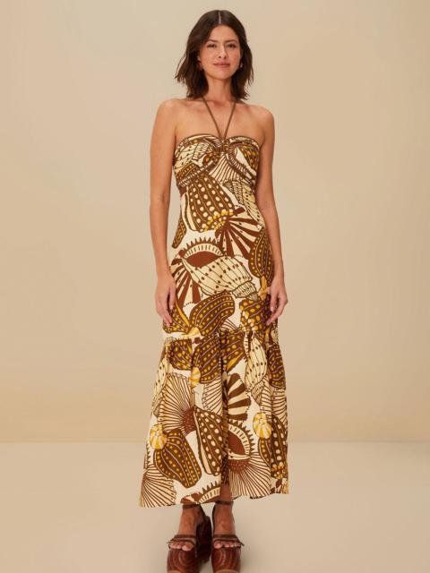 Sand Shell Mix Euroflax™ Premium Linen Maxi Dress