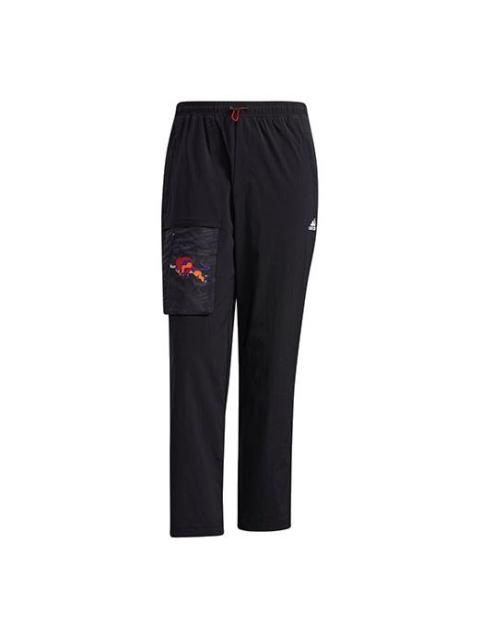 adidas CNY Men's Woven Workwear Sweatpants Black GP0879