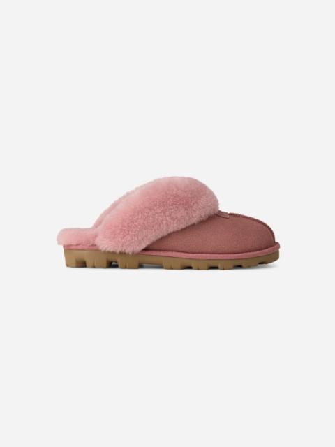 ® Women's Coquette Durable Sheepskin Slipper in Pink Dawn