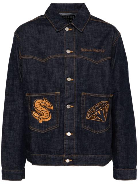 embroidered denim jacket