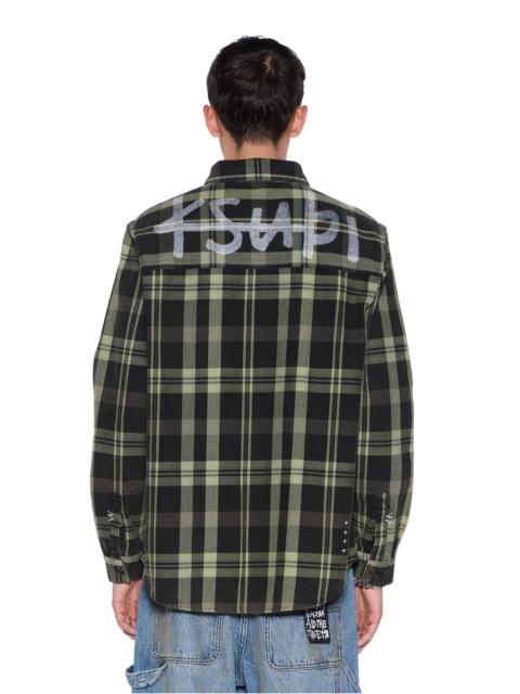 ROSEBOWL LS SHIRT 1999 KHAKI CHECK