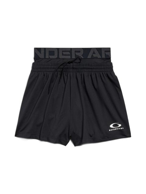 Women's Under Armour® Running Shorts in Black