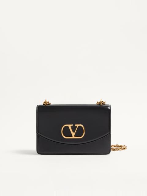 VALENTINO GARAVANI VAIN SHOULDER BAG IN SHINY CALFSKIN