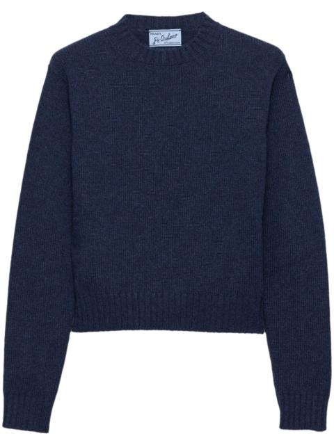 ribbed Re-Cashmere sweater