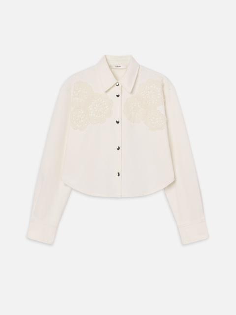 The Crochet Swing Shirt in Au Natural Clean