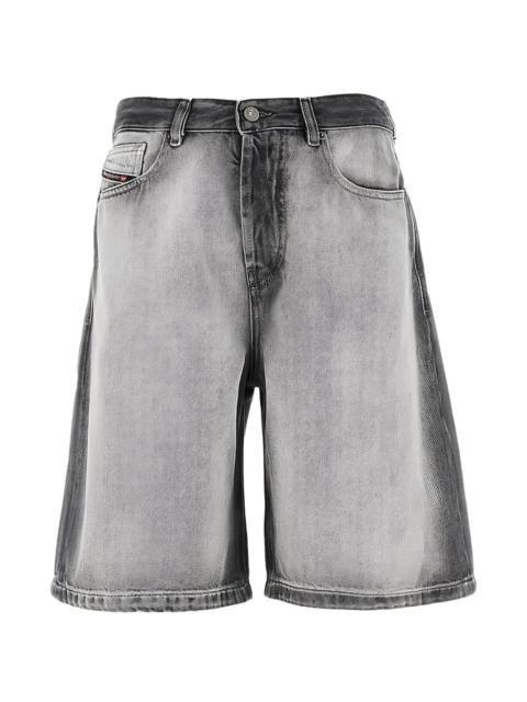 five-pockets denim bermuda shorts