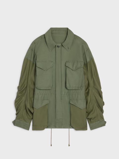 parka IN cotton satin